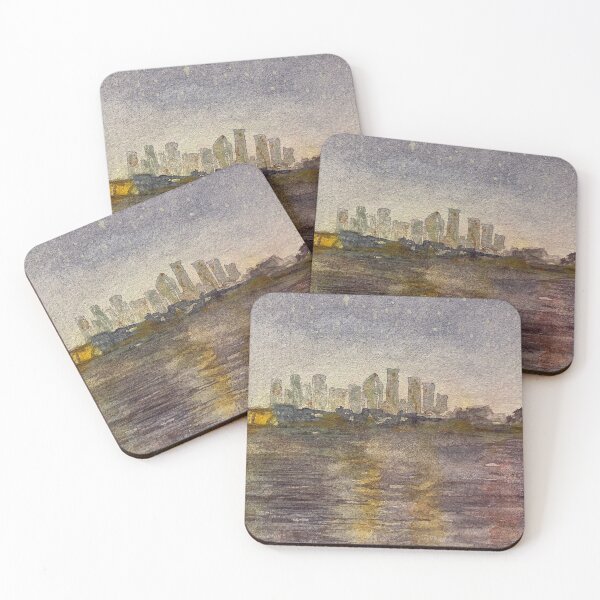 Item preview, Canary Wharf Nightlights designed and sold by Miriam Pancheva.