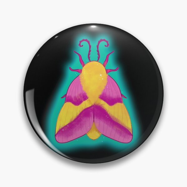Item preview, Rosy maple moth designed and sold by CraftKrazie.