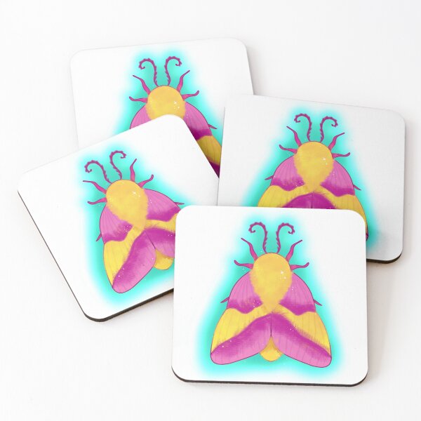 Item preview, Rosy maple moth designed and sold by CraftKrazie.