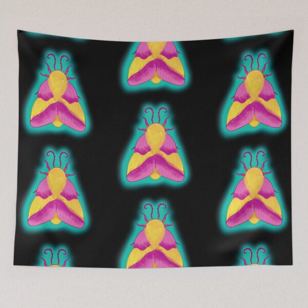 Item preview, Rosy maple moth designed and sold by CraftKrazie.