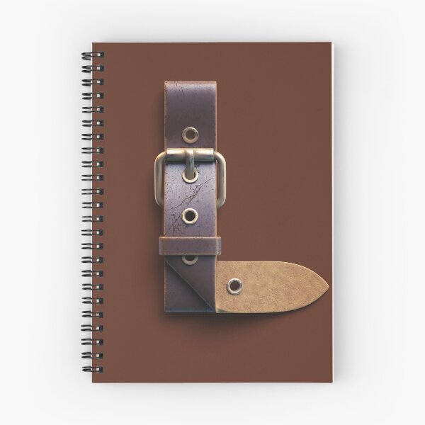 Item preview, Initial "L" Alphabet Rustic Leather Belt Design designed and sold by Freestylist.