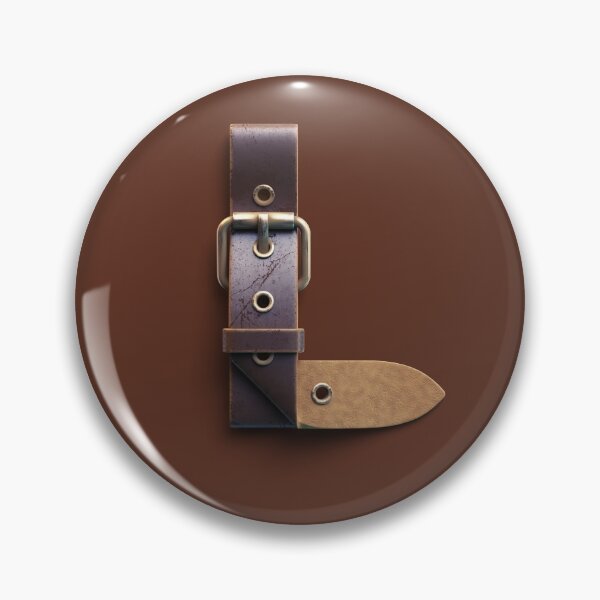 Item preview, Initial "L" Alphabet Rustic Leather Belt Design designed and sold by Freestylist.