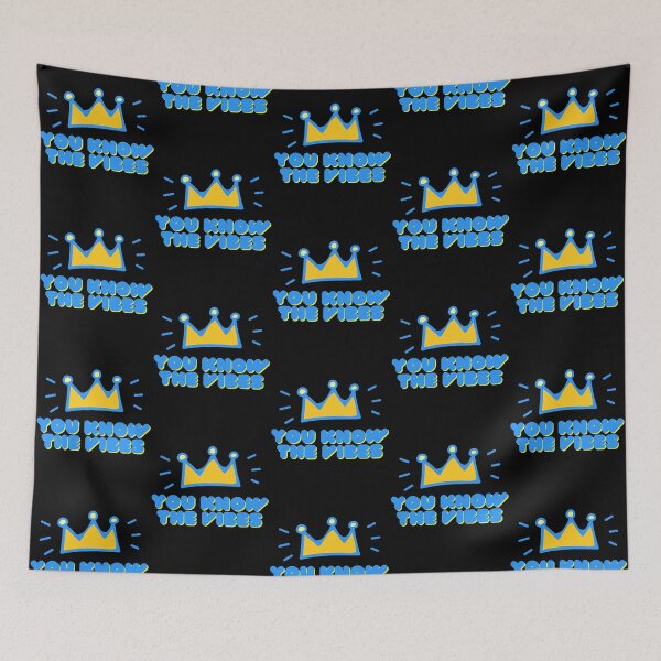 Item preview, You Know The Vibez Blue designed and sold by Xrizen  Designs.