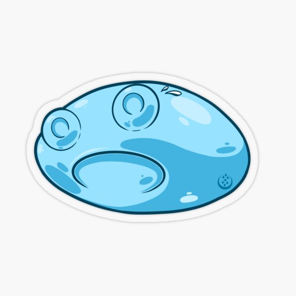 Surprised Rimuru Transparent Sticker