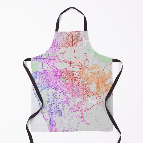 Item preview, Tijuana City Map of Mexico - Colorful designed and sold by deMAP.