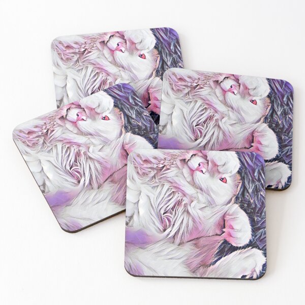 Item preview, Funny cat, cat is played, white cat designed and sold by yulchikon.