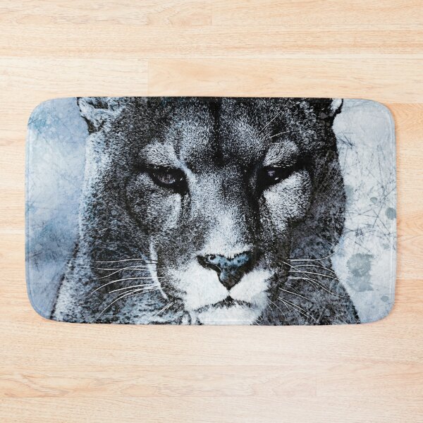 Item preview, Mountain Lion Cougar with Blue Tones designed and sold by solrevolver.