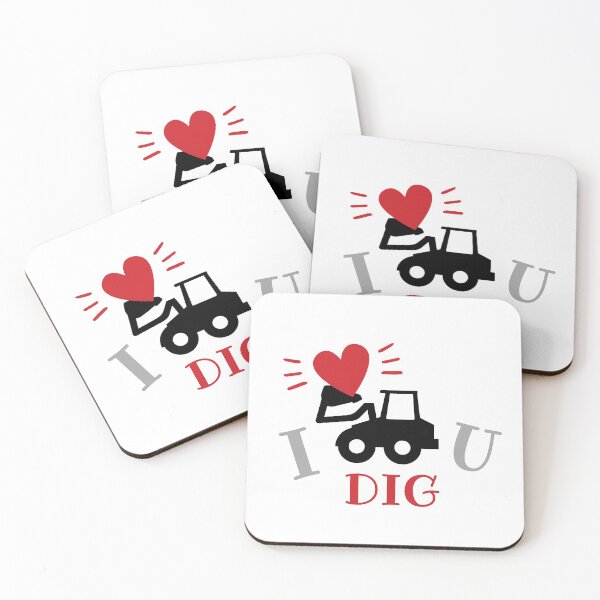 Item preview, I Dig U - I dig you ( Valentine Heart ) designed and sold by ShawnDzign.