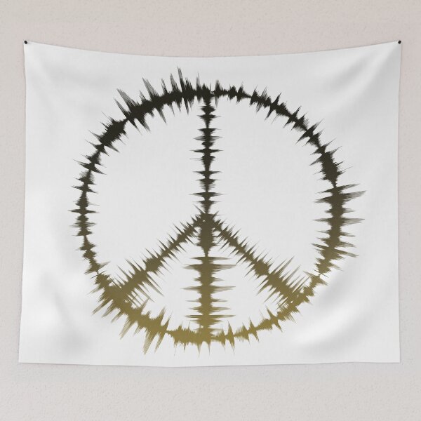 Item preview, Peace Sign Sound Waves | Equalizer designed and sold by DanLopesMerch.