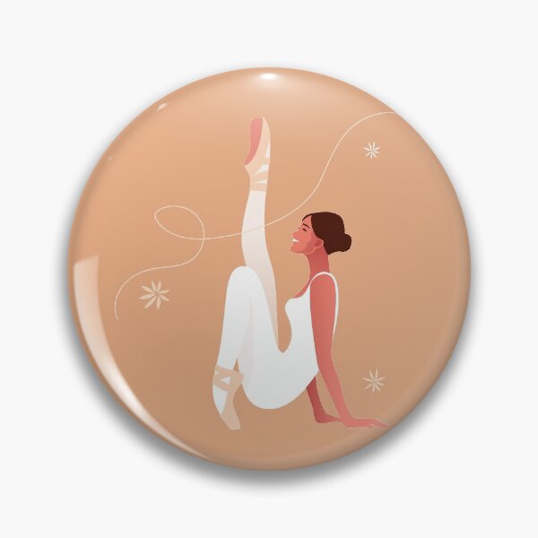Item preview, Beautiful ballerina flat illustration designed and sold by vicobu.