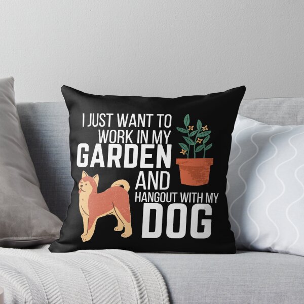 Item preview, Work In My Garden And Hangout With My Dog designed and sold by NeverGetsOld.