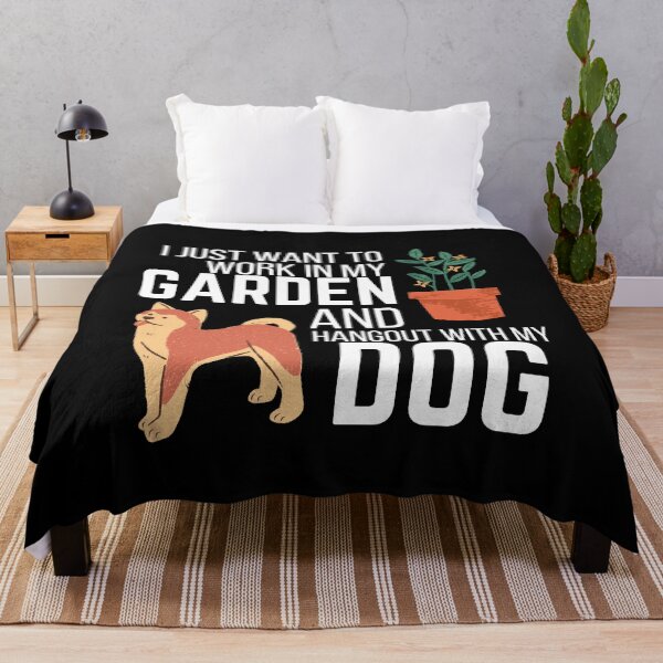 Item preview, Work In My Garden And Hangout With My Dog designed and sold by NeverGetsOld.