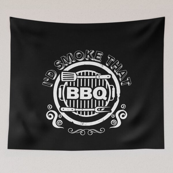 Item preview, I'd Smoke That T-shirt, BBQ Shirt, Outdoor BBQ Lover designed and sold by NeverGetsOld.
