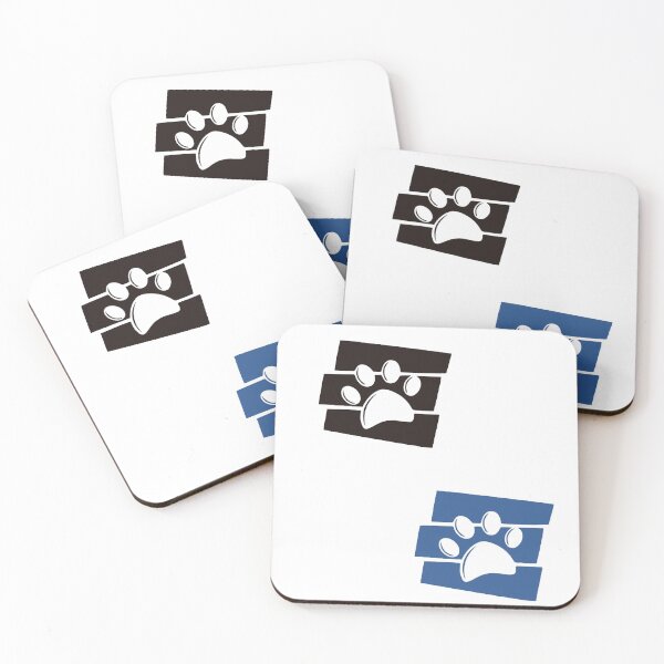 Item preview, Black and Blue Paw Prints designed and sold by sbenadetta13.