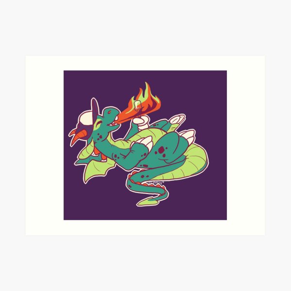 Marshmallow Dragon Art Print