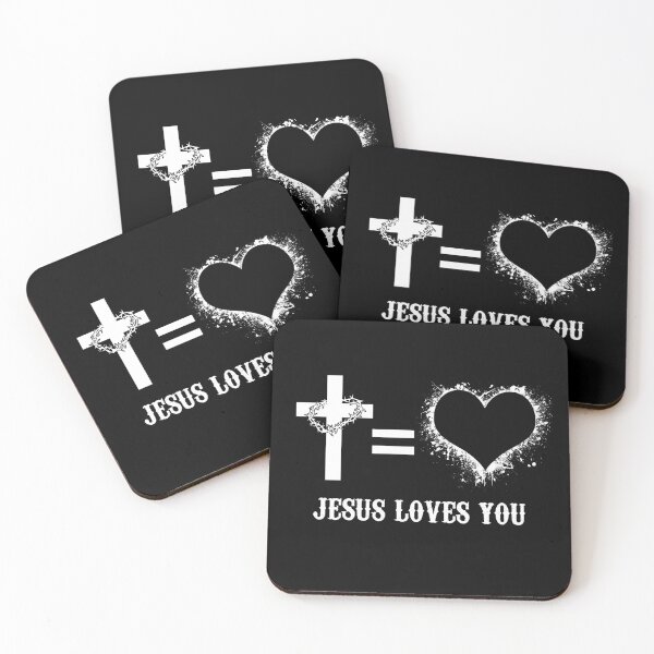 Item preview, Jesus Loves You, Bible Scripture Religious Inspiration. Love of God Motivation designed and sold by BitcoinBros.