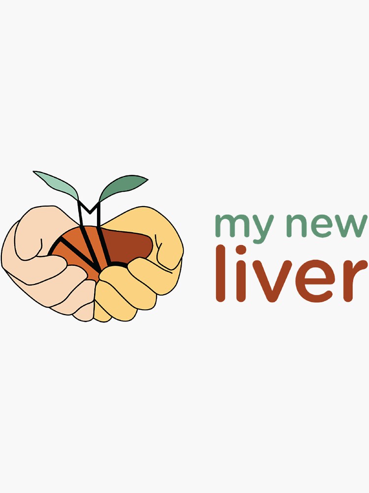 Thumbnail 3 of 3, Sticker, MyNewLiver designed and sold by MyNewLiver.