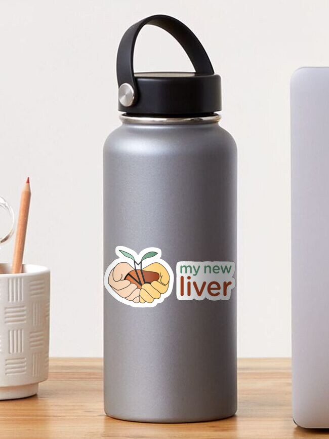 Thumbnail 1 of 3, Sticker, MyNewLiver designed and sold by MyNewLiver.