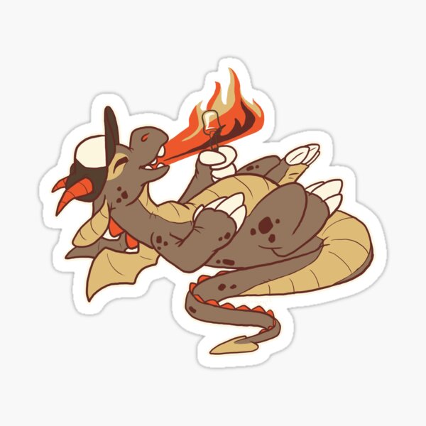 Smores Dragon Sticker