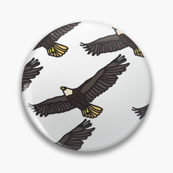Item preview, Flying eagle bird pattern designed and sold by TheWaterBirds.