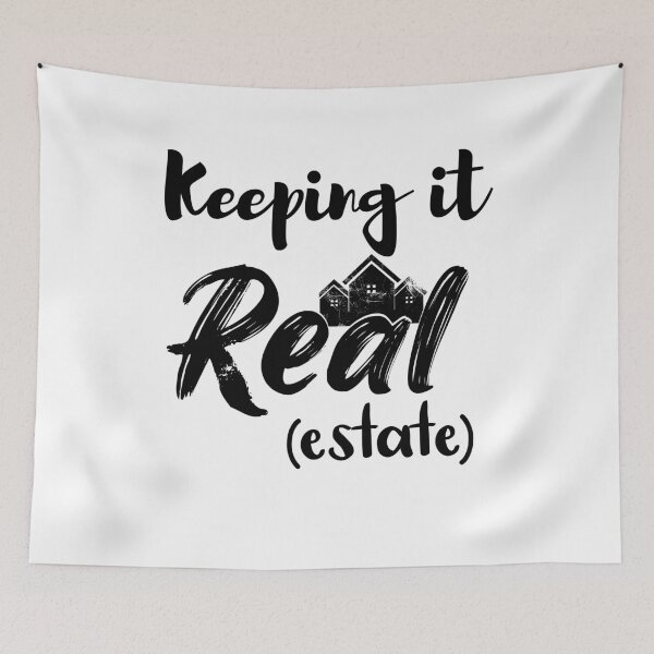 Item preview,  Keeping It Real Estate Funny Gift for Realtor or Real Estate Agents Black Design designed and sold by Dexter Freeman.