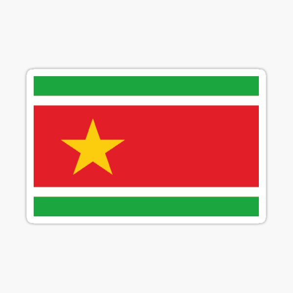 Guadeloupe flag torn style - Gwada Sticker by Idem97