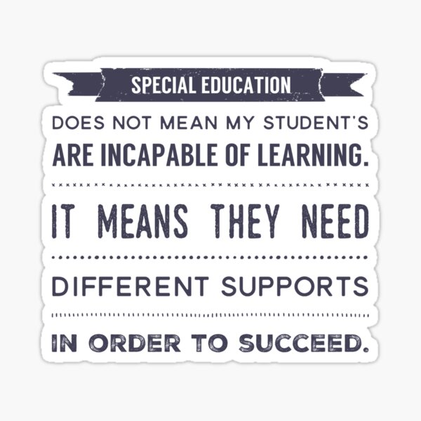 Item preview, Special Education design designed and sold by AUTISM ODYSSEYS.