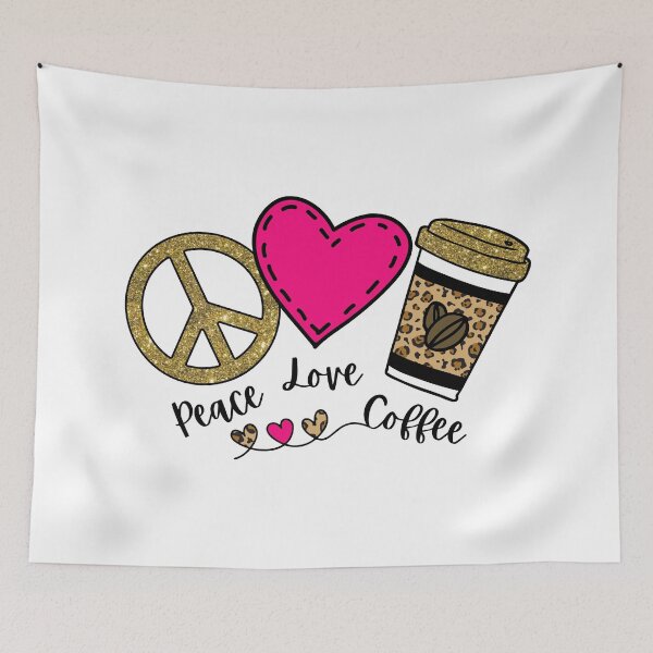 Item preview, Peace Love Coffee designed and sold by ShawnDzign.