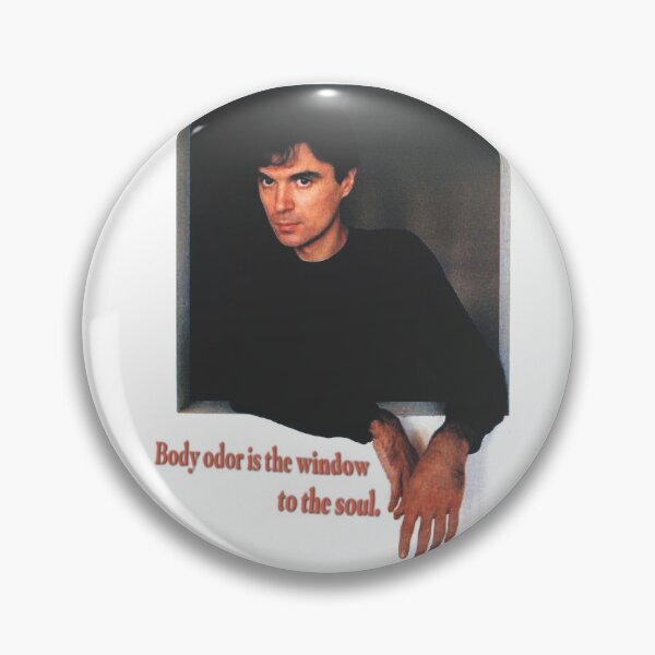 Item preview, david byrne body odor quote designed and sold by breezyblocks.