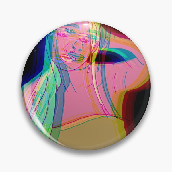 Item preview, Psychedelic portrait designed and sold by Haley-noelle.
