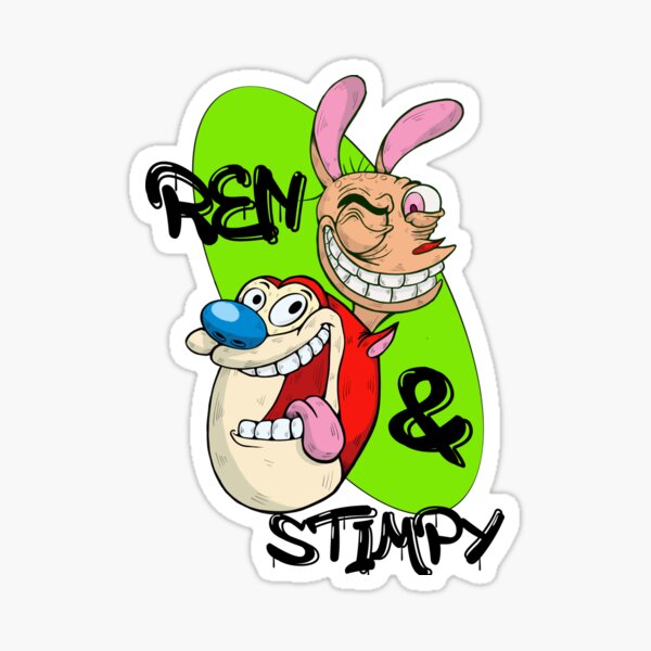 Vista previa del artículo con la obra «Ren y STIMPY», diseñado y vendido por aidenmoonx.