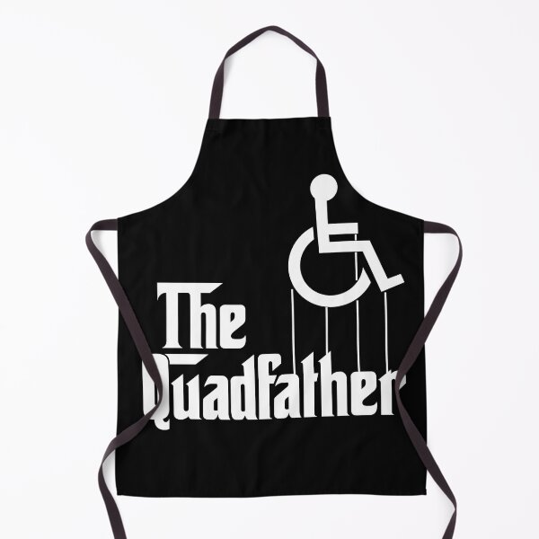 Item preview, The Quadfather funny wheelchair disability joke shirt designed and sold by Dunn Designs.