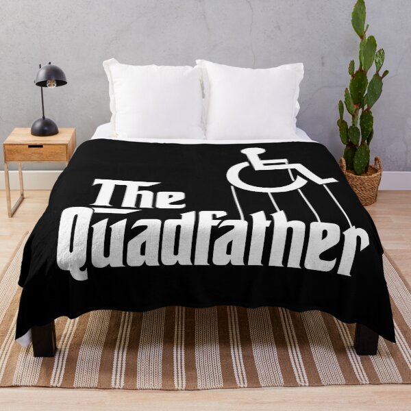 Item preview, The Quadfather funny wheelchair disability joke shirt designed and sold by Dunn Designs.