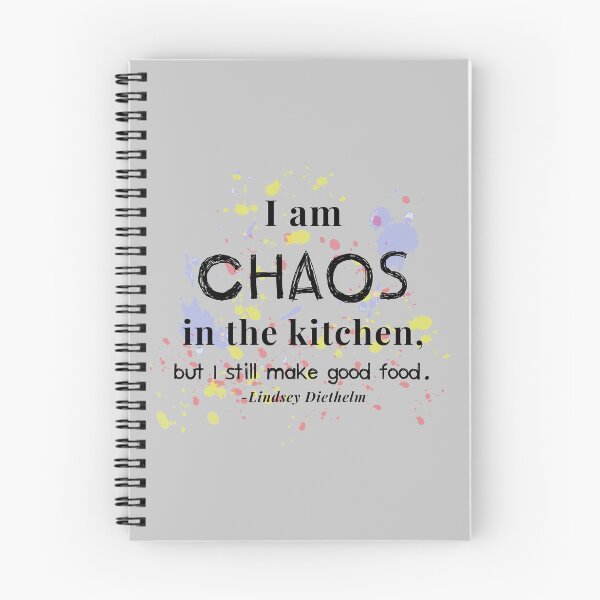 Item preview, "I am Chaos in the kitchen" graphic designed and sold by LinDArtist.