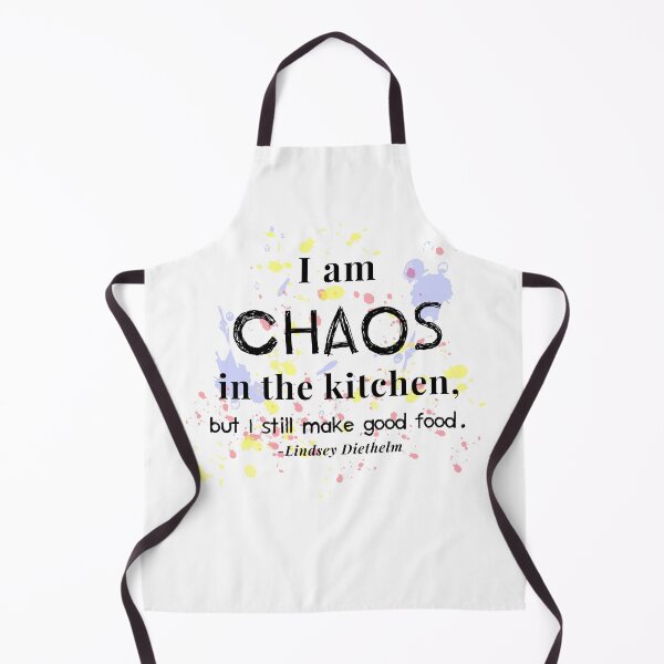 Item preview, "I am Chaos in the kitchen" graphic designed and sold by LinDArtist.