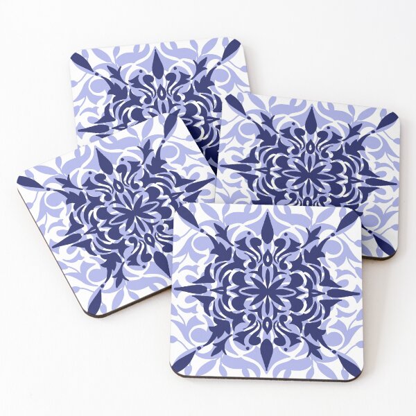 Item preview, Blue and white tile series #4 designed and sold by Bindu Bammi.