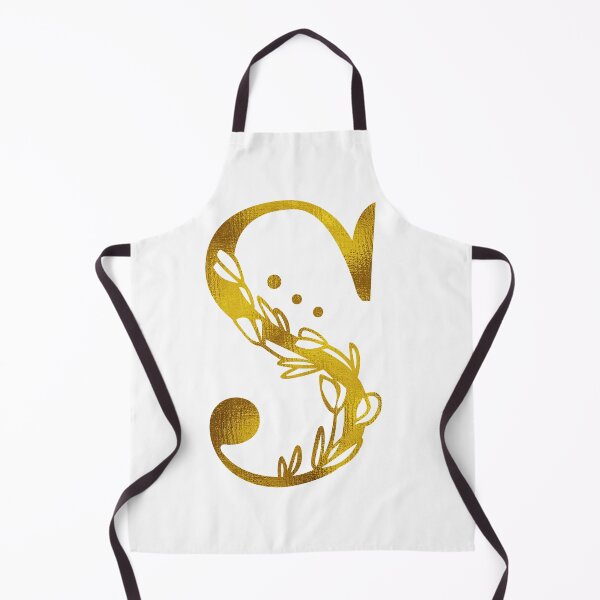 Item preview, Gold Floral Monogram S designed and sold by Amy Olsen.