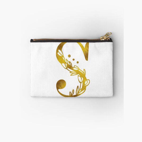 Item preview, Gold Floral Monogram S designed and sold by Amy Olsen.