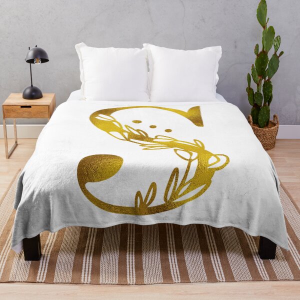 Item preview, Gold Floral Monogram S designed and sold by Amy Olsen.