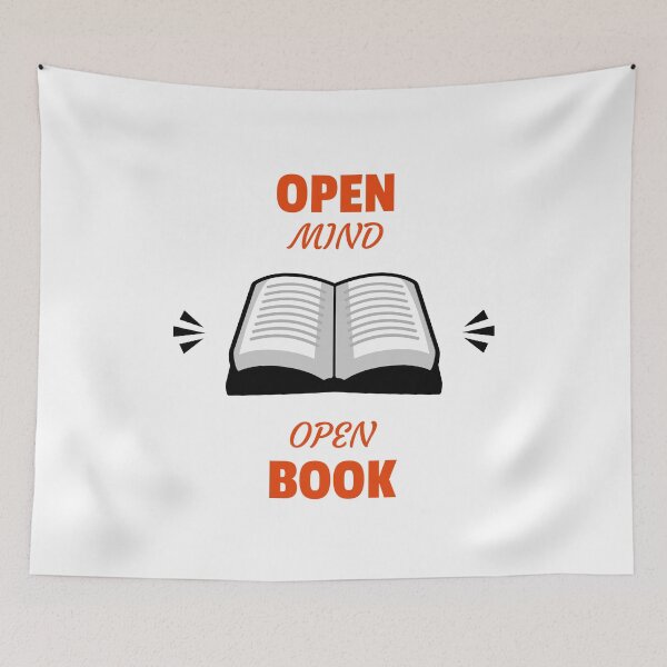 Item preview, Open Mind Open Book designed and sold by MikesPoD.
