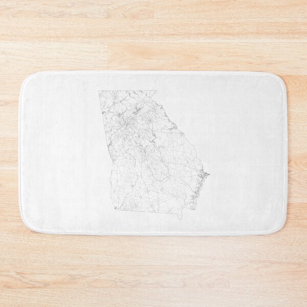 Item preview, Georgia State Map, Art Print By LandSartprints designed and sold by LandSartprints.