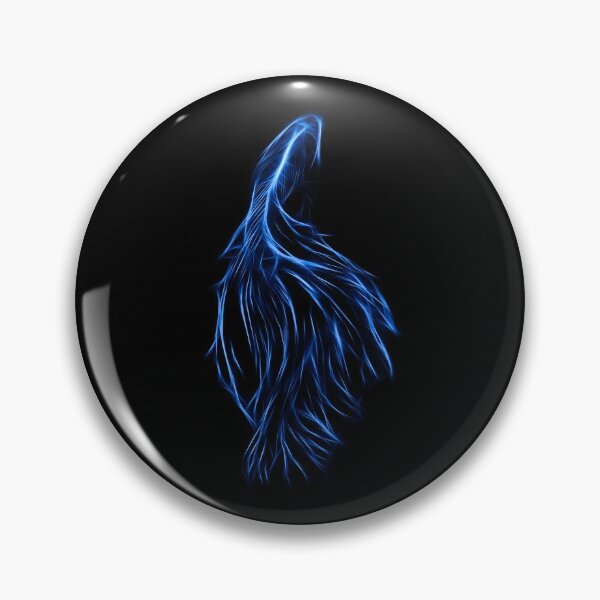 Item preview, Blue Halfmoon Betta Fish Fractal Art designed and sold by Estetis.