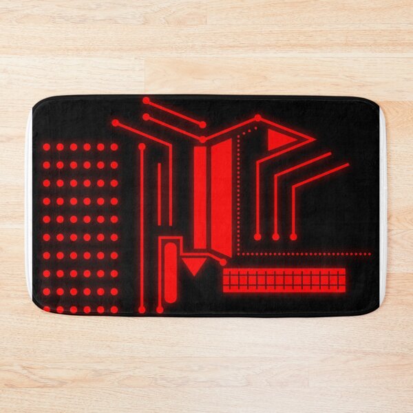 Item preview, Inspired Tron Circuit Red Glow designed and sold by Michael Kozoroz.