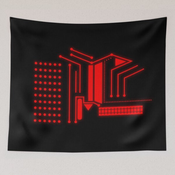 Item preview, Inspired Tron Circuit Red Glow designed and sold by Michael Kozoroz.