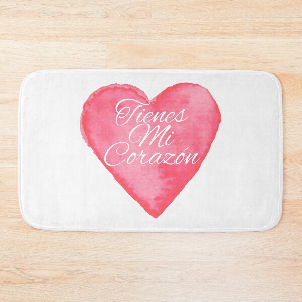 Item preview, Tienes Mi Corazón Acuarela Rosa - Spanish designed and sold by PatientCitizen.