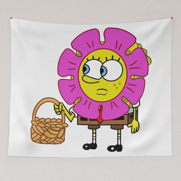 Item preview, Flower Sponge With Basket in Hand designed and sold by shellysshop.