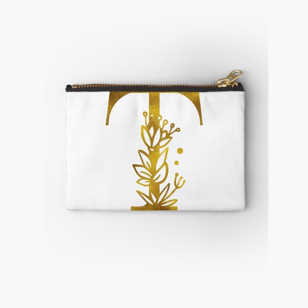 Item preview, Gold Floral Monogram T designed and sold by Amy Olsen.