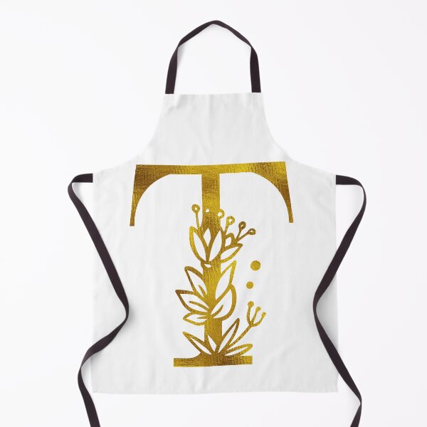 Item preview, Gold Floral Monogram T designed and sold by Amy Olsen.