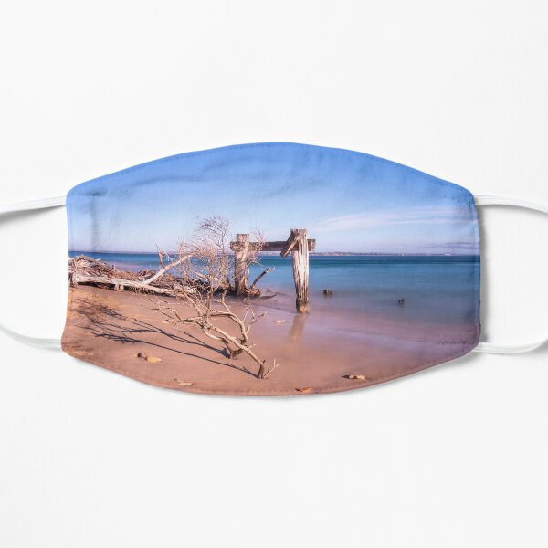 Cattle Jetty at Point Nepean National Park, Portsea, Mornington Peninsula, Victoria, Australia Flat Mask