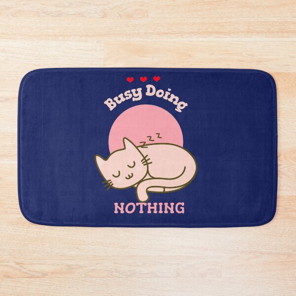 Item preview, Busy Doing Nothing Cute Cat designed and sold by Life Is Beautiful.